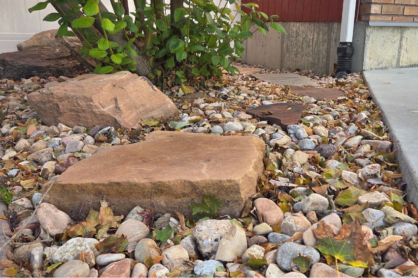 Drainage That Works Using Rock Beds to Protect Your Landscape This Winter