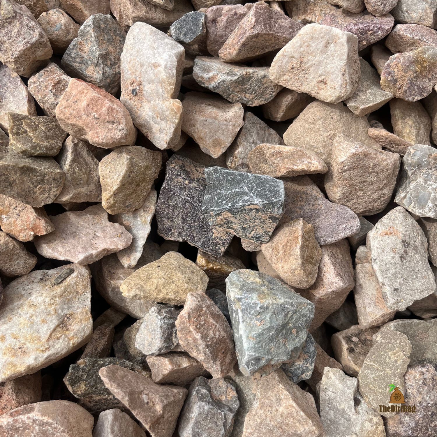 Crushed South Town 1 ½ Landscaping Rocks